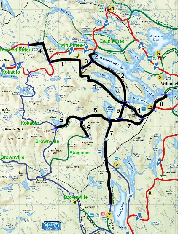 Jo Mary Riders Snowmobile Trail System