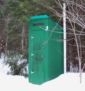 Outhouse on the Jo Mary 109 Trail