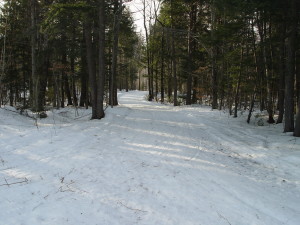 B Pond snowmobile trail