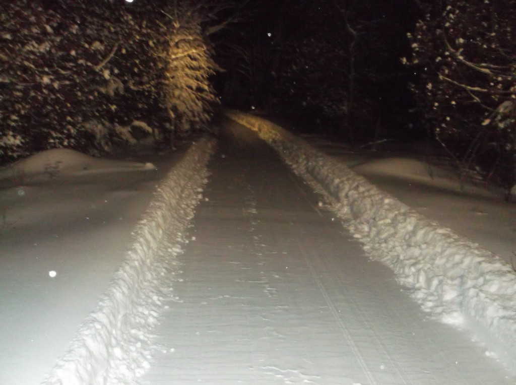 Jo Mary Snowmobile Trail after the big storm on March 12-13