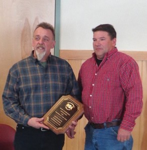 Dave Silvia, MSA Groomer of the Year Winner, and Mike Grass, MSA Trails committee chairman